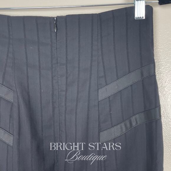 Rare Vintage Pencil Skirt ASO Blair Waldorf Gossip Girl Black Knee Length - Picture 9 of 11